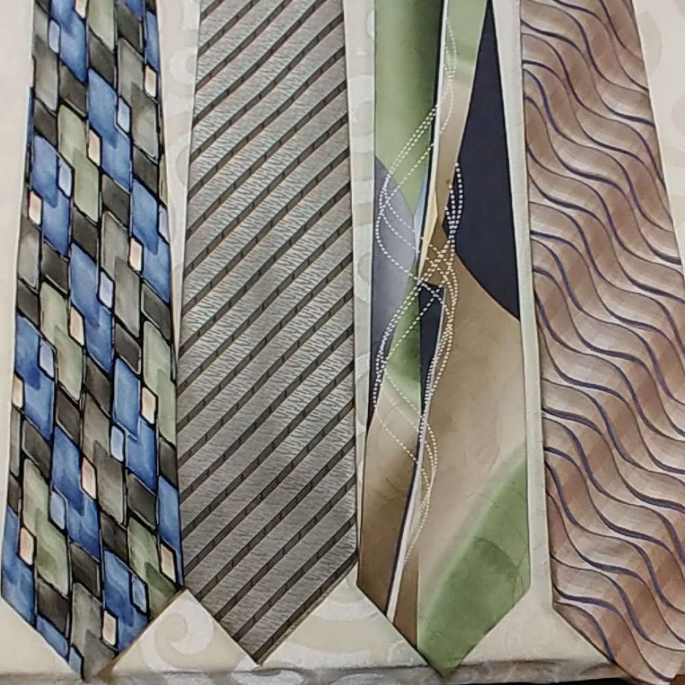 4 men's ties